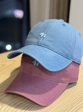 2026新款软顶棒球帽女春遮阳防晒鸭舌帽子宽帽檐大脸显脸小大头围