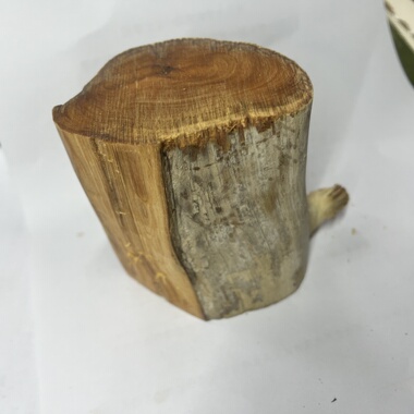 崖柏底座摆件香料毛料半手工客厅装饰天然原石木纹