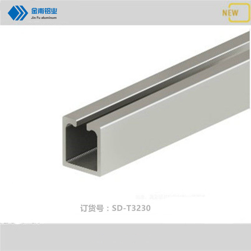 金甫工业铝型材3230吊轨铝型材U型导轨32x30 槽铝U型槽导轨铝型材