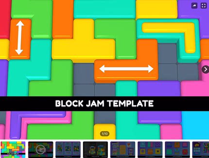 Unity Block Jam Template Editor 1.0.0 包更新 URP积木游戏源码