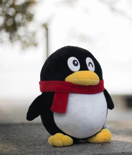 鹅厂全新未拆封经典qq企鹅毛绒公仔玩偶情侣六一儿童生日礼物礼品