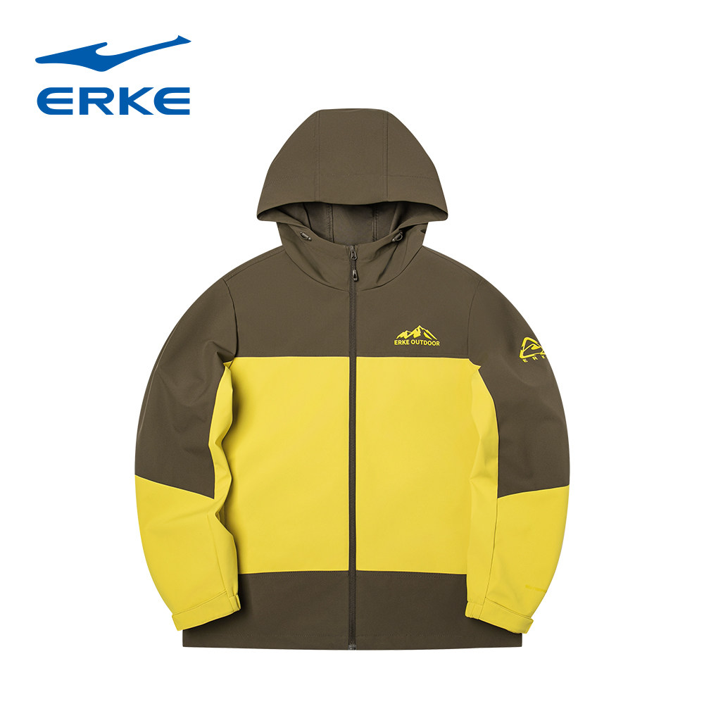 鸿星尔克运动风衣男2026春时尚连帽防风户外运动外套 11226101071