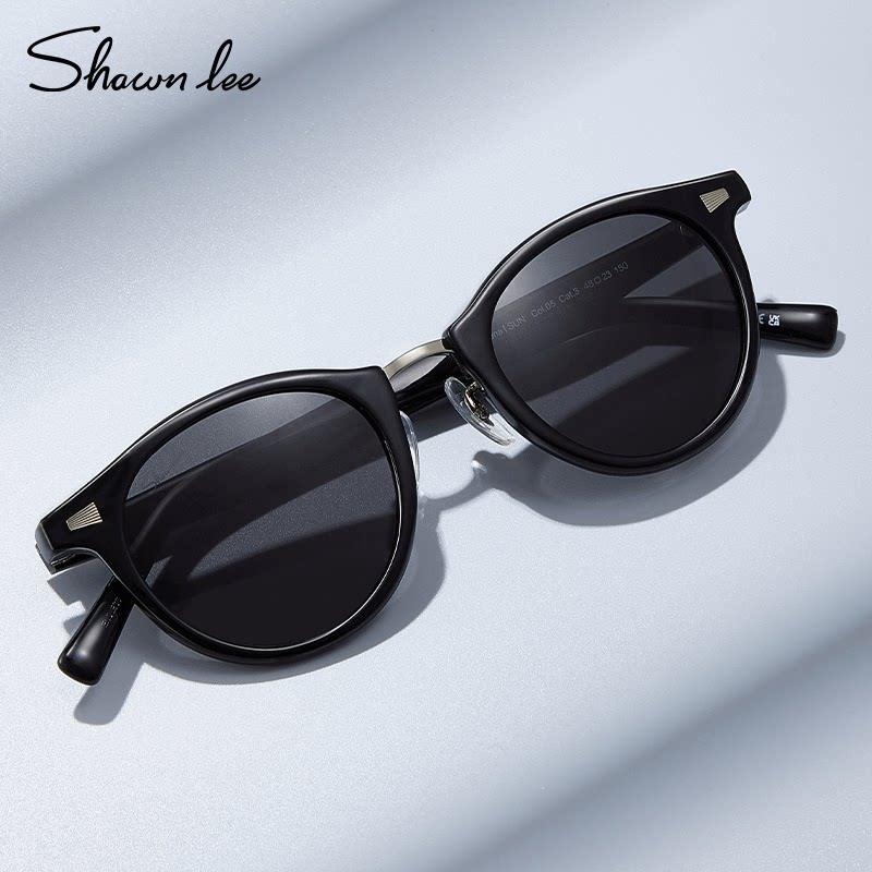 Shawnlee圆框太阳眼镜可配近视