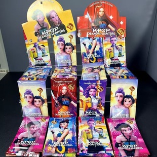 kpop音乐女团主角卡牌恶魔猎人女团sajia boys稀有卡牌卡包抽抽乐