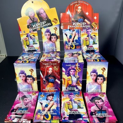 kpop音乐女团主角卡牌恶魔猎人女团sajia boys稀有卡牌卡包抽抽乐