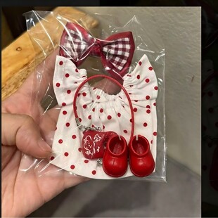 娜塔莎衣服网红同款解压挂件毛衣背带裤娃用裙子包帽子娃衣