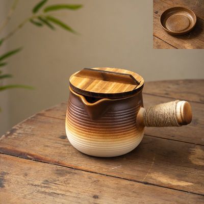 罐罐壶可明火干烧烤奶罐煮茶壶陶瓷户外便携包炒茶大容量围炉煮茶