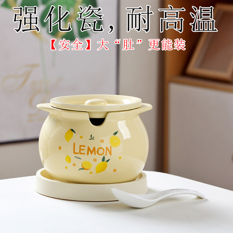 猪油罐家用陶瓷双耳罐子装调料辣椒油专用大号带盖耐高温油泼辣子,厨房/烹饪用具,猪油罐,淘宝优惠券,粉丝福利购,淘宝优惠卷