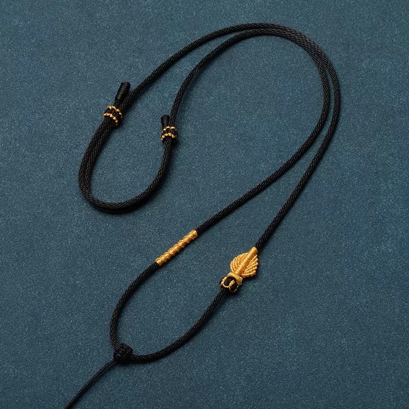 黑色项链绳手工编织绳翡翠黄金挂件绳玉坠平安扣吊坠挂绳挂脖男女,饰品/流行首饰/时尚饰品新,项链,淘宝优惠券,粉丝福利购,淘宝优惠卷