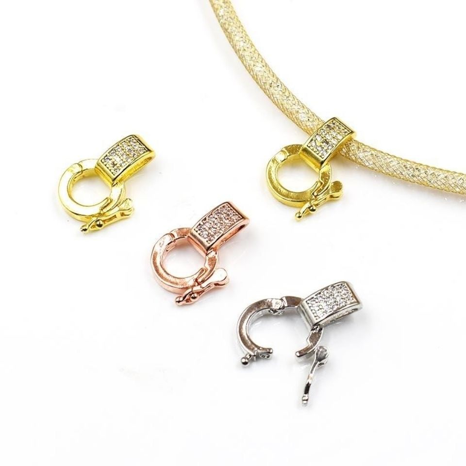 s925万能扣百搭款不掉色