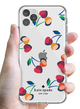适用于kate spad iPhone11 pro max手机壳14 11 13透明套 樱桃 12 15 plus ultra 16 17 air