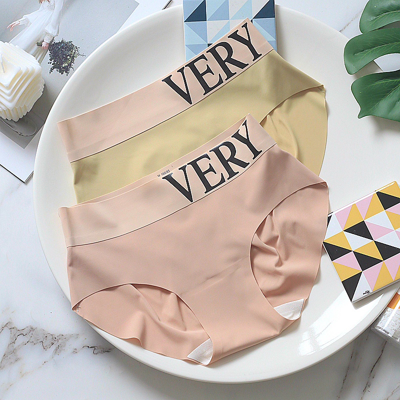 无痕不夹臀一片式内裤时尚大地色