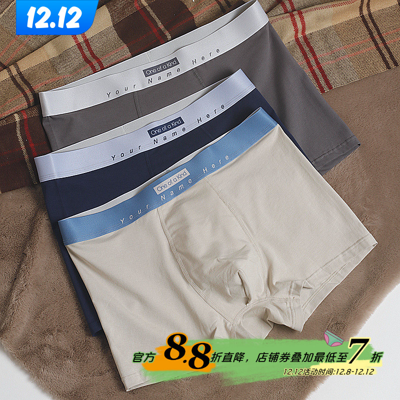 网孔纯棉内裆大U囊A类纯棉男内裤