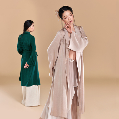 诗意花朵古风舞蹈服山月知新古典风跳舞练功服玉琼玉墨升级款外衣