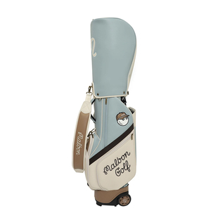 韩国Malbon高尔夫球包25新款男女配色收纳便携滑轮拉杆球包