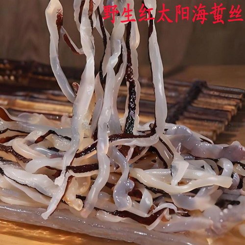 野生海蜇丝海蜇干皮丝海鲜菜凉拌
