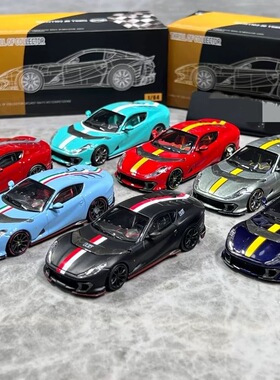 TOC 1:64 法拉利 FE812C 合金仿真汽车模型