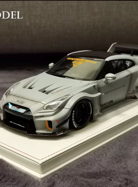 ARES MODEL 1:18 LB WORKS GT 尼桑 35GT-RR 战斗灰 仿真汽车模型
