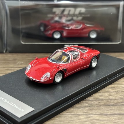 TPC 1:64 阿尔法罗密欧 Tipo33 Stradale 合金仿真汽车模型
