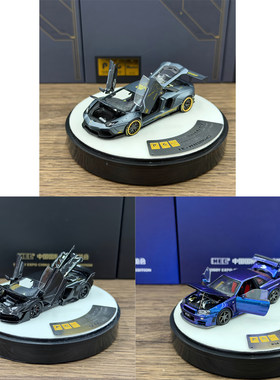 PGM 1:64 LB LP700-4 LP700 GT EVO R34  HEC 合金仿真汽车模型