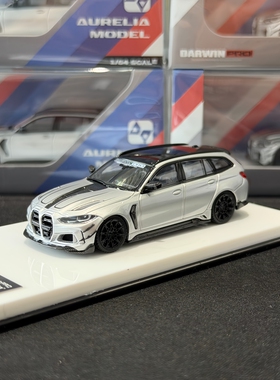 Aurelia Model 1:64 达尔文M3 Touring Alaska 合金汽车模型