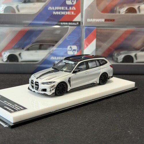 Aurelia Model 1:64 达尔文M3 Touring Alaska 合金汽车模型