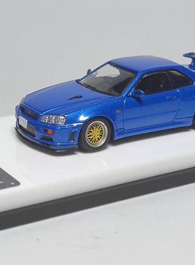 MC 1:64 尼桑 SKYLINE R34 V-SPEC 头文字D 合金仿真汽车模型