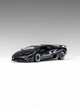 Micro Turbo 1:64 兰博基尼 Diablo SV 黑色 合金汽车模型