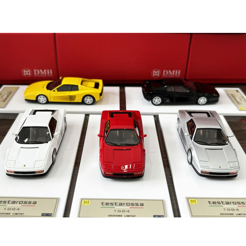 DMH 1:64 法拉利 512 Testarossa 高端树脂仿真汽车模型
