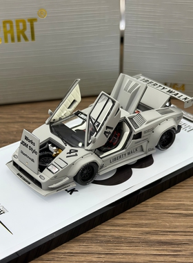 TopArt 1:64 LBWK Countach 康塔什 战斗灰 合金汽车模型