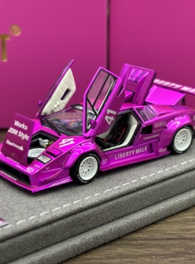 TopArt 1:64 Liberty Walk Countach 佛山会展版 合金汽车模型