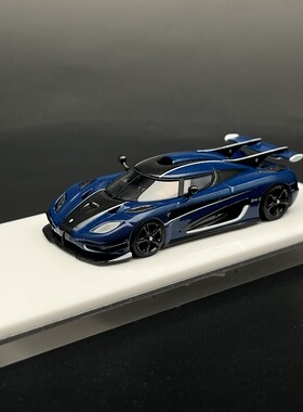 VMB 1:64 科尼塞克 ONE1 碳纤维蓝 树脂仿真汽车模型
