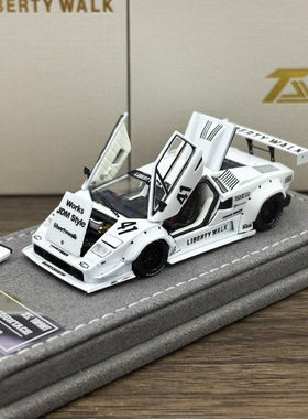TopArt 1:64 Liberty Walk Countach 康塔什 41# 合金汽车模型