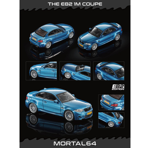 Mortal 1:64 宝马 E82 1M COUPE 合金汽车模型