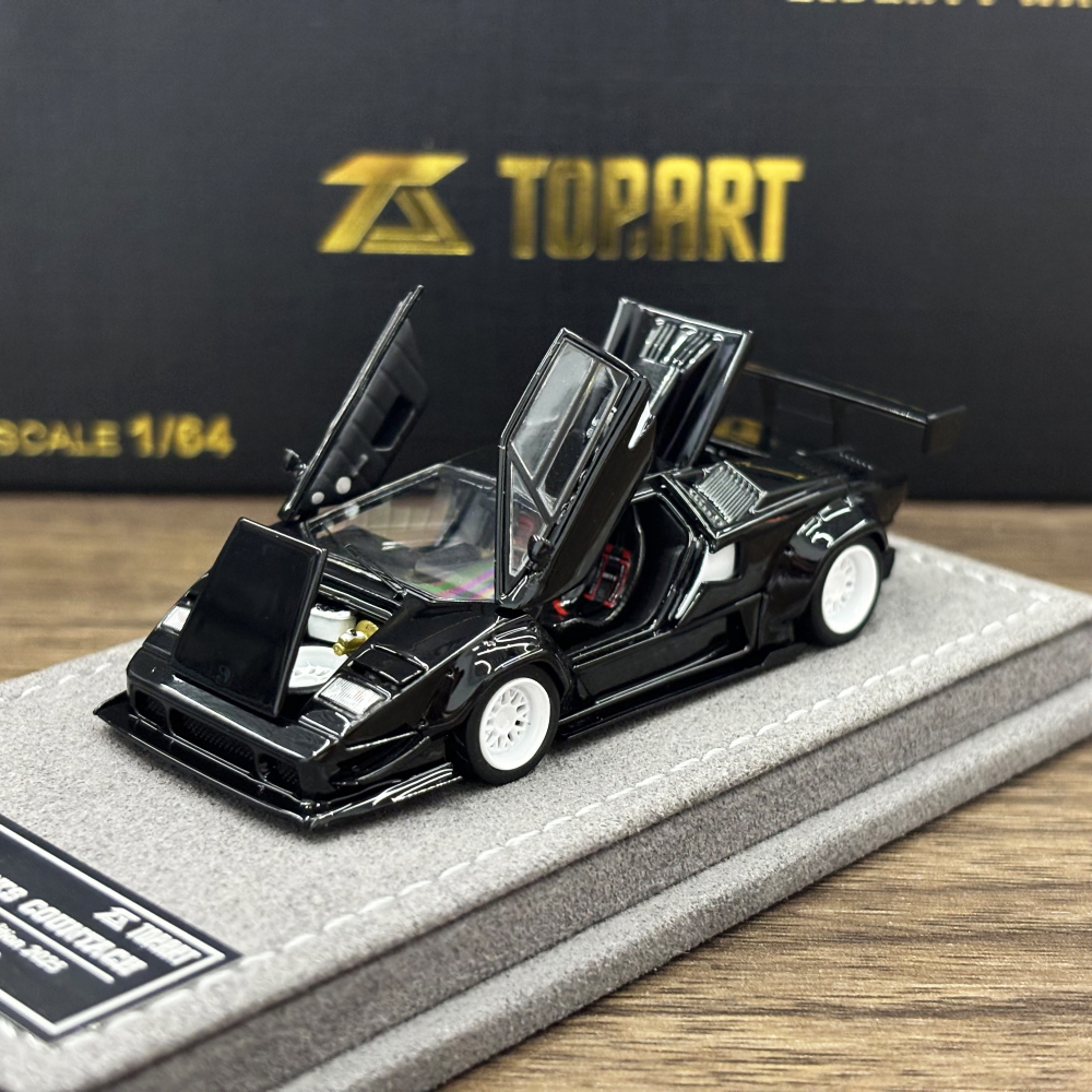 TopArt 1:64 LBWK Countach 康塔什 马来西亚限定版 合金汽车模型