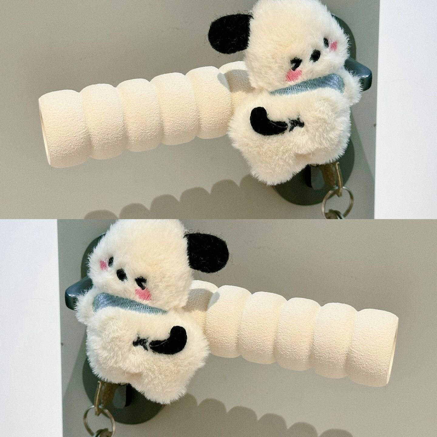 可爱小奶狗小奶猫门把手防撞儿童房防静电房间可爱卡通