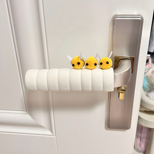 门把手保护套可爱小蜜蜂防静电门把手套儿童卧室门把手护套