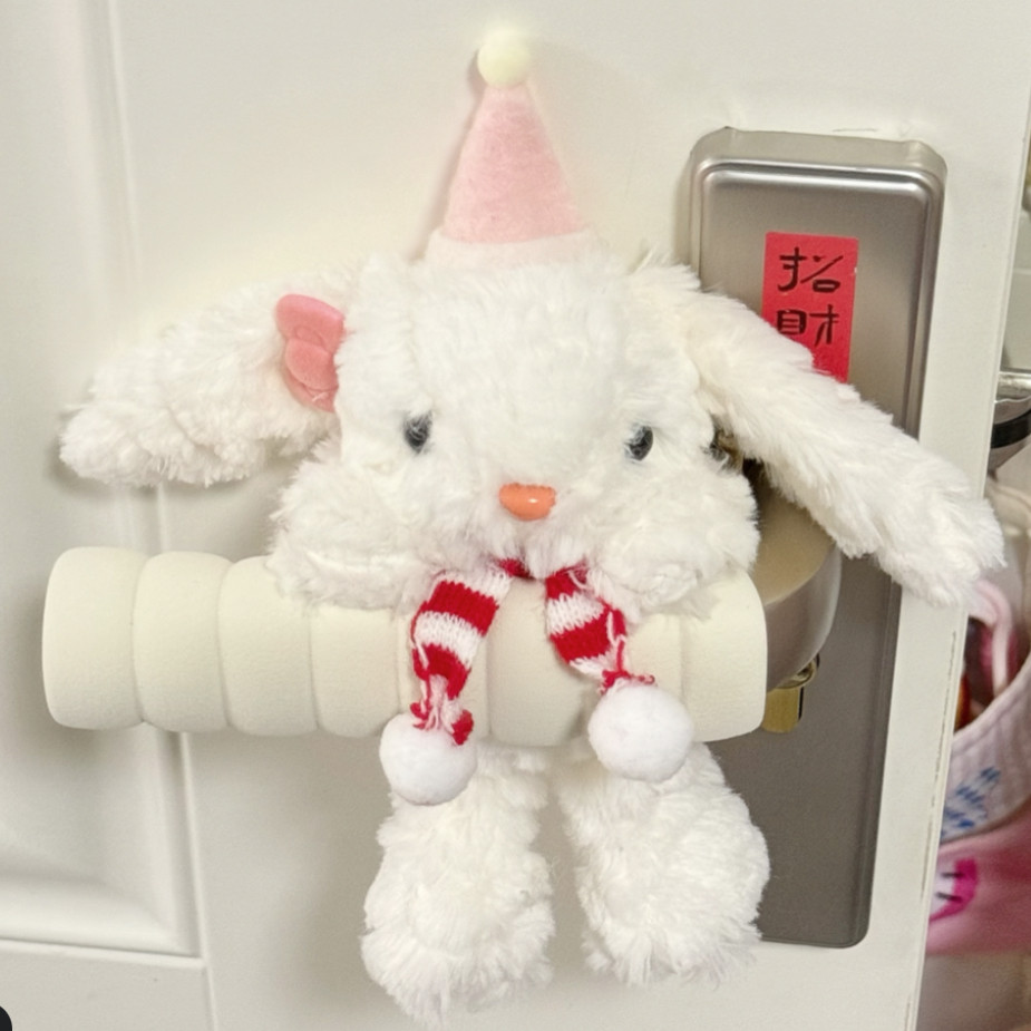 可爱小兔创意门把手保护套装饰手套ins儿童房间防撞