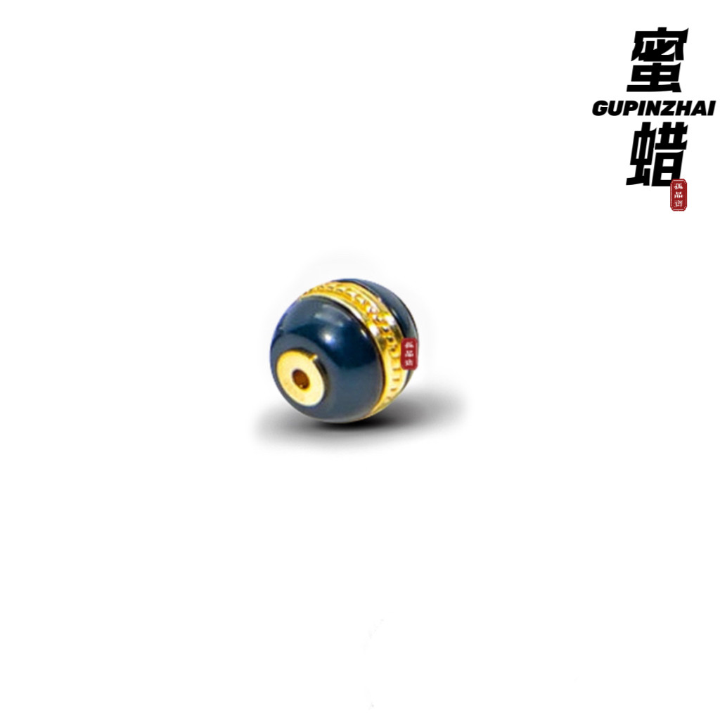 多米蓝珀汉堡珠手串配饰