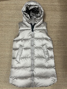 意大利品牌订单女士高级羽绒马甲90含绒量保暖效果好