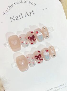 假指甲贴片穿戴甲甜心蛋糕