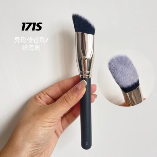 171S斜平头粉底刷梯形修容刷