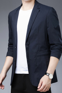 K8612秋季新款西装男西服简约外套商务休闲单西男装P205图片