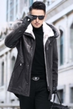 YP-PK2069真皮水貂连帽皮衣貂皮外套男式真皮皮衣男皮克服P5700，男装皮衣，电商B360
