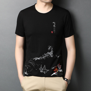 G9140 2023夏季新款T恤衫男短袖圆领P35图片