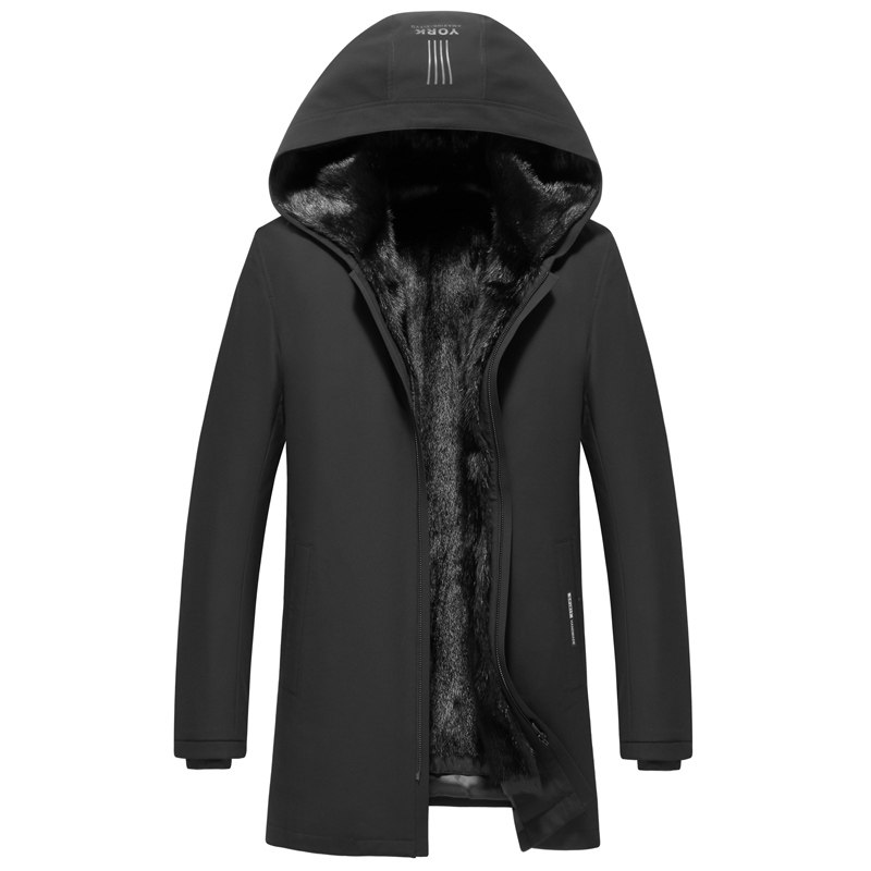 YP-PK2125男士貂皮真皮水貂皮克服整貂银兰貂内胆皮草大衣冬P3380,男装皮衣,电商B360
