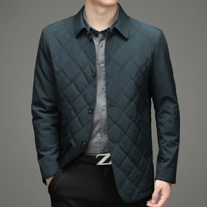 D-MY2101男士2021年冬季长袖夹克衫翻领加棉外套休闲夹克图片