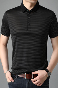 G8884 2023夏季新款T恤衫男POLO衫短袖翻领P120图片