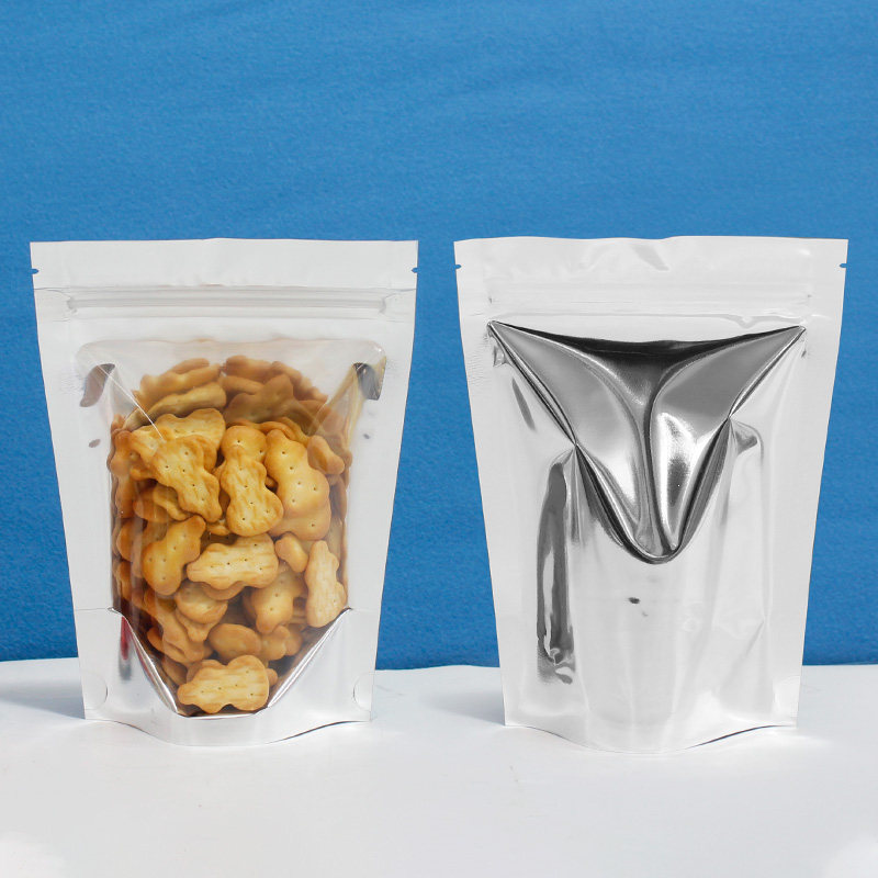 镀铝阴阳自封袋铝箔袋燕麦小薏米五谷杂粮通用礼品黄豆包装袋定制