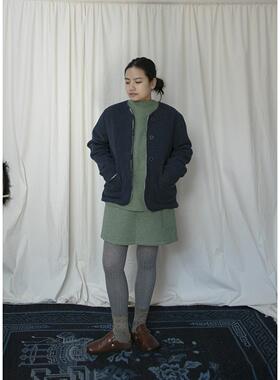 life portrait | 英国粗花呢针织双面穿呢外套